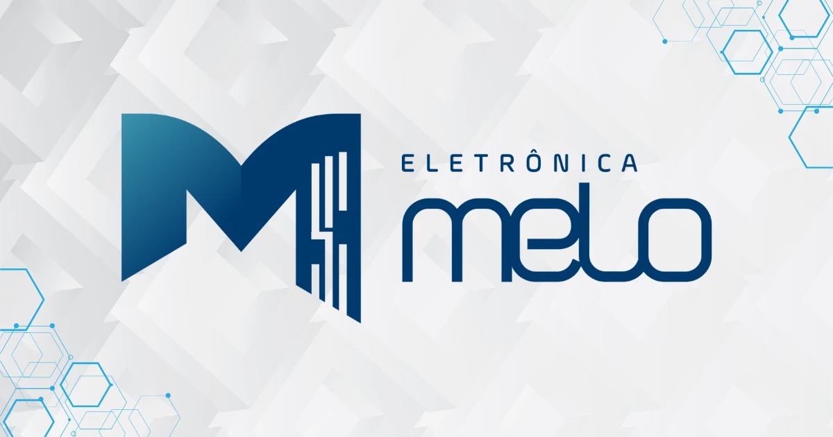 Logo da distribuidora Eletronica Melo